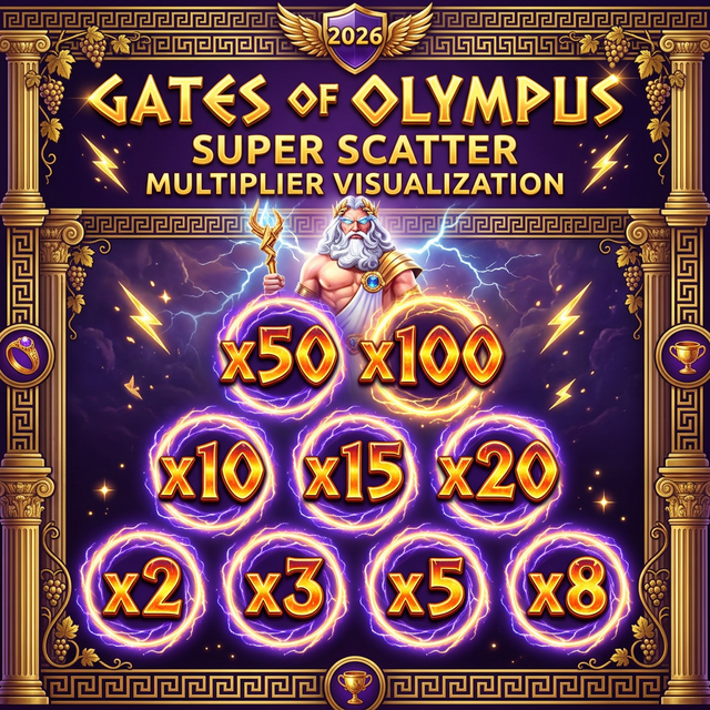 Piramide de multiplicadores Gates of Olympus Super Scatter x2 hasta x100