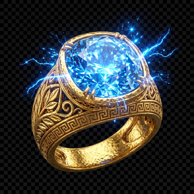 Anillo con gema Premium